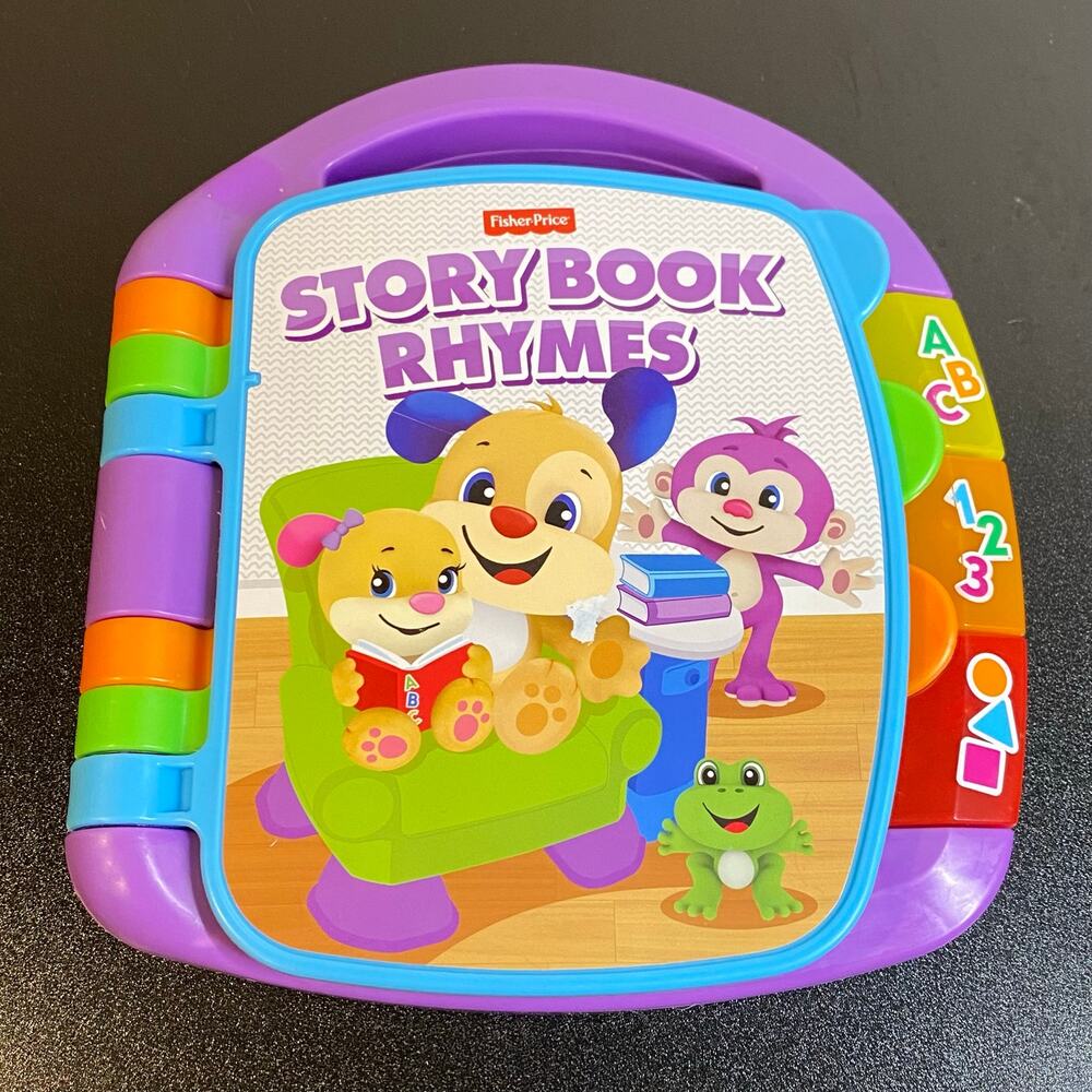 Fisher-Price Laugh & Learn Storybook Rhymes Musical Toy Book WORKS